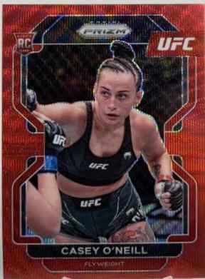 Casey O'Neill 2022 Panini Prizm UFC Base #179 Ruby Wave