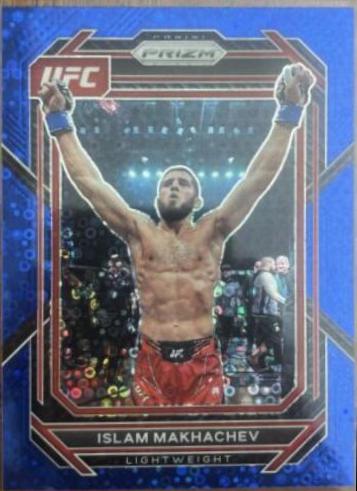 Islam Makhachev 2023 Panini Prizm Under Card UFC Base #177 Blue