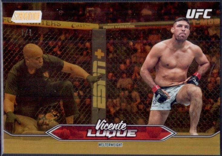 Vicente Luque 2025 Topps Stadium Club UFC Base #119 Gold Rainbow