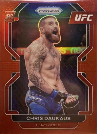 Chris Daukaus 2022 Panini Prizm UFC Base #199 Red