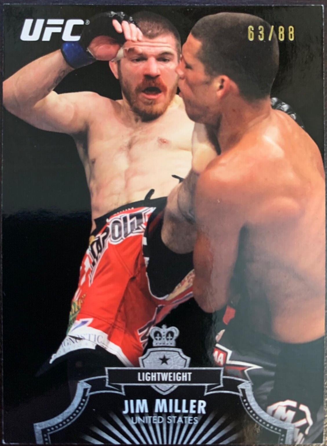 Jim Miller 2012 Topps UFC Bloodlines Base #73 Black