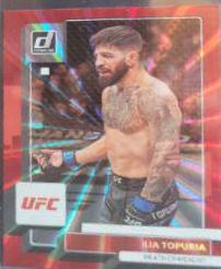 Ilia Topuria 2023 Panini Donruss UFC Base #72 Red Laser