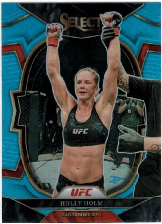 Holly Holm 2023 Panini Select UFC Concourse #44 Light Blue