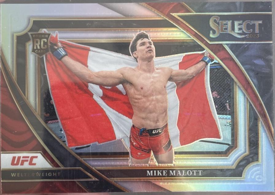Mike Malott 2023 Panini Select UFC Mezzanine #348 Silver