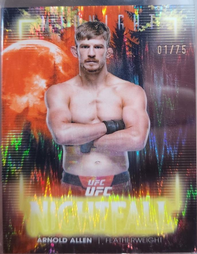 Arnold Allen 2025 Topps Midnight UFC Nightfall #NF-1 Dusk