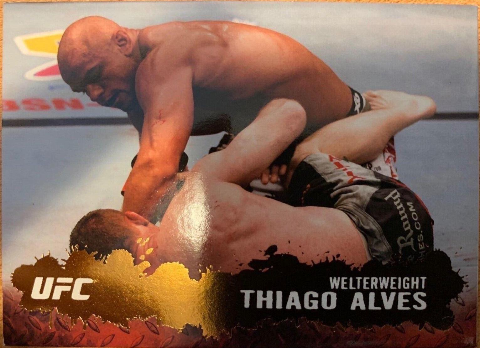 Thiago Alves 2009 Topps UFC Round 2 Base #22 Bronze