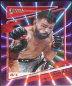 Dan Ige 2022 Panini Donruss UFC Base #139 Purple Laser
