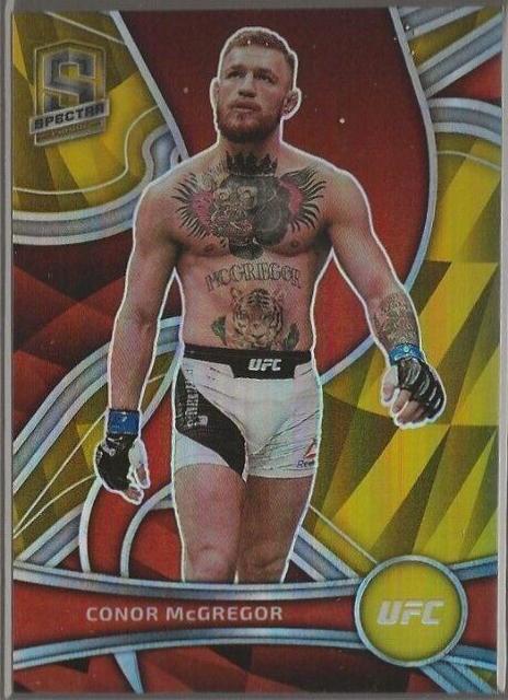 Conor McGregor 2022 Panini Chronicles UFC Base Spectra #382 Gold