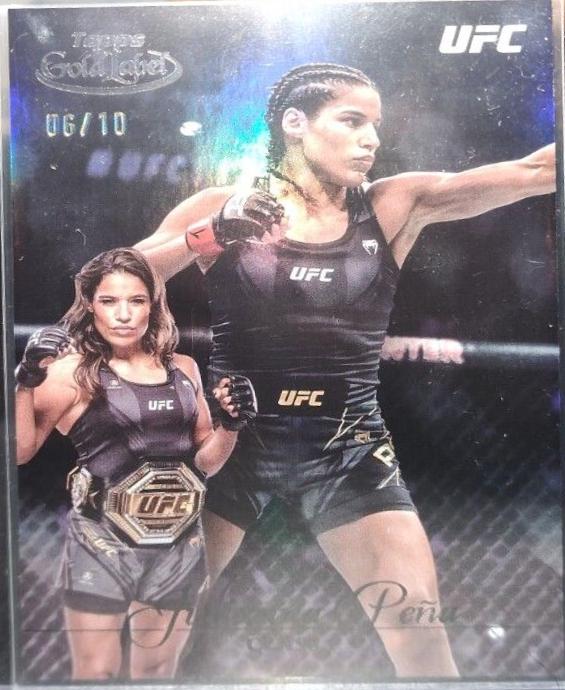 Julianna Peña 2024 Topps Gold Label UFC Base Class I #21 Red