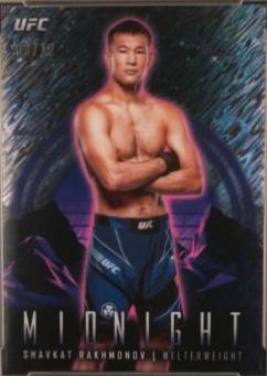 Shavkat Rakhmonov 2024 Topps Midnight UFC Base #24 Midnight