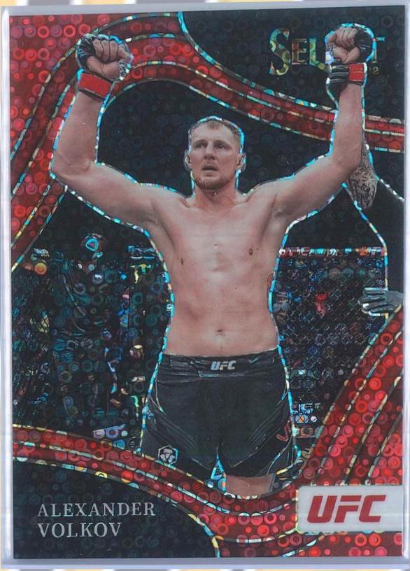 Alexander Volkov 2022 Panini Select UFC Octagonside #268 Red Disco