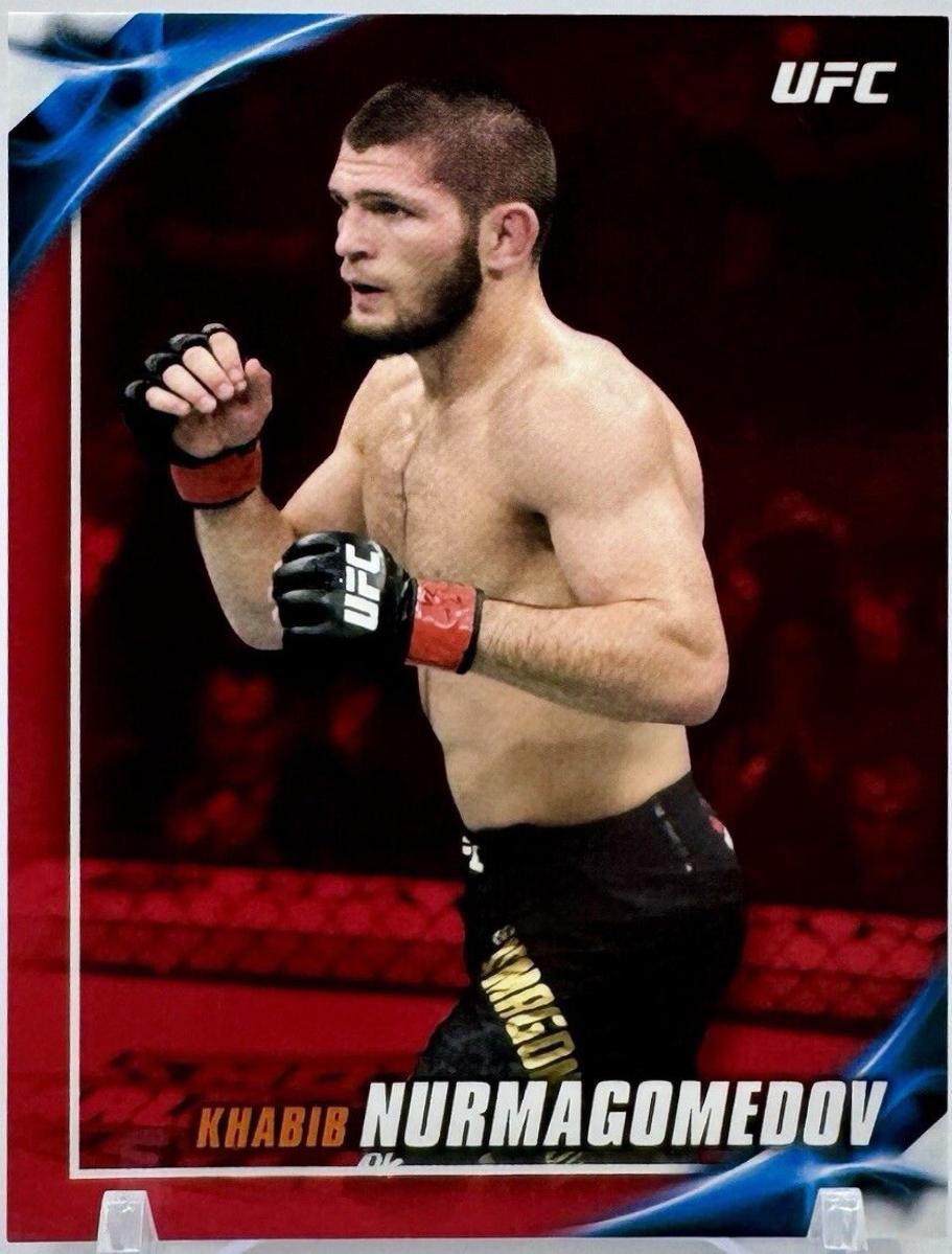Khabib Nurmagomedov 2019 Topps UFC Knockout Base #100 Red