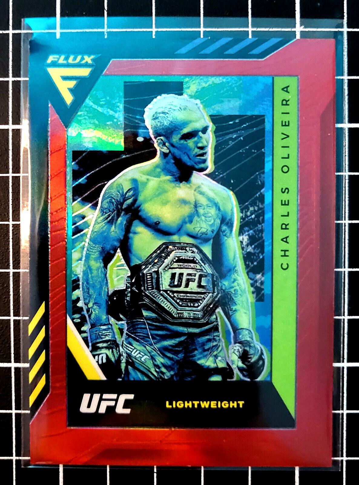 Charles Oliveira 2022 Panini Chronicles UFC Base Flux #349 Red