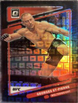 Georges St-Pierre 2022 Panini Donruss Optic UFC Base #57 Black Pandora