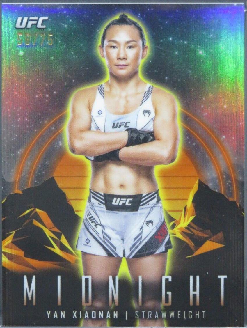 Yan Xiaonan 2024 Topps Midnight UFC Base #90 Dusk