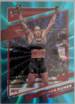 Amanda Nunes 2022 Panini Donruss UFC Base #63 Teal