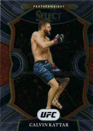 Calvin Kattar 2021 Panini Select UFC Concourse #38 Red