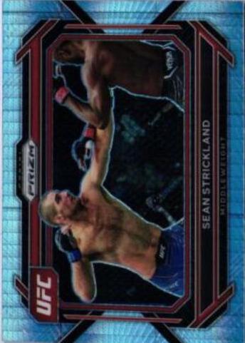 Sean Strickland 2023 Panini Prizm UFC Base #61 Hyper