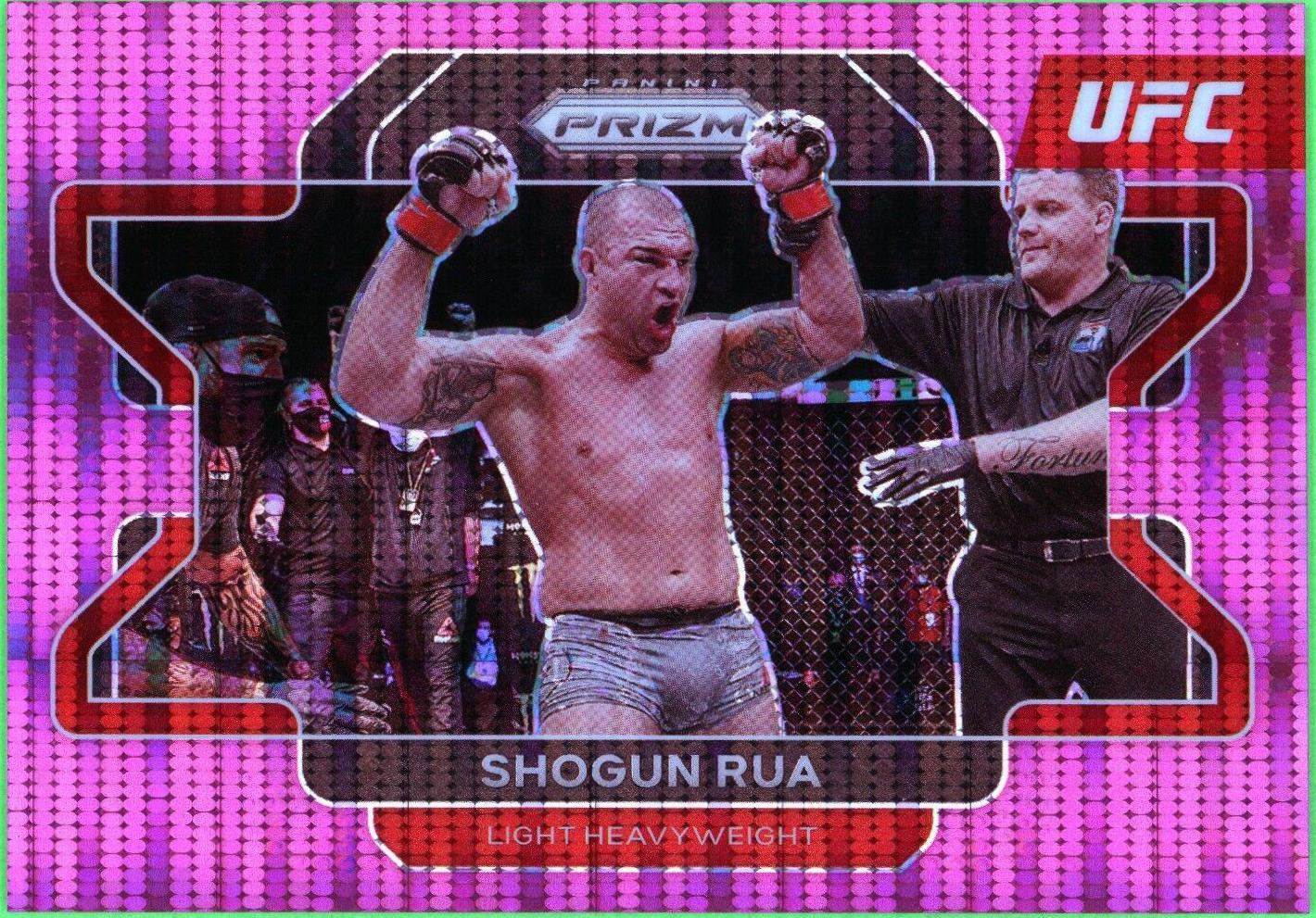 Mauricio Rua 2022 Panini Prizm UFC Base #86 Pink Pulsar