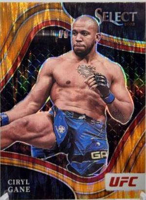 Ciryl Gane 2022 Panini Select UFC Octagonside #231 Orange Flash