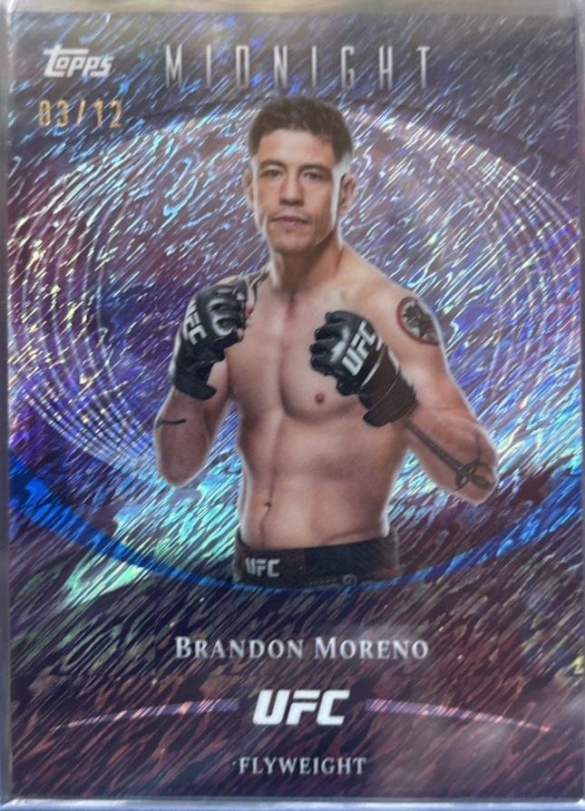 Brandon Moreno 2026 Topps Midnight UFC Base #72 Midnight