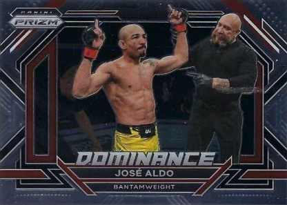José Aldo 2023 Panini Prizm UFC Dominance #27 Silver