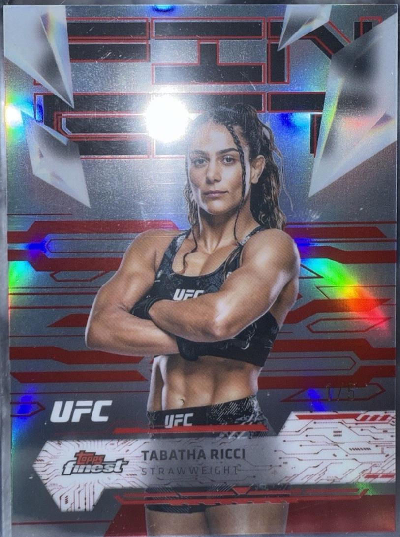 Tabatha Ricci 2025 Topps Finest UFC Base Uncommon #133 Superfractor