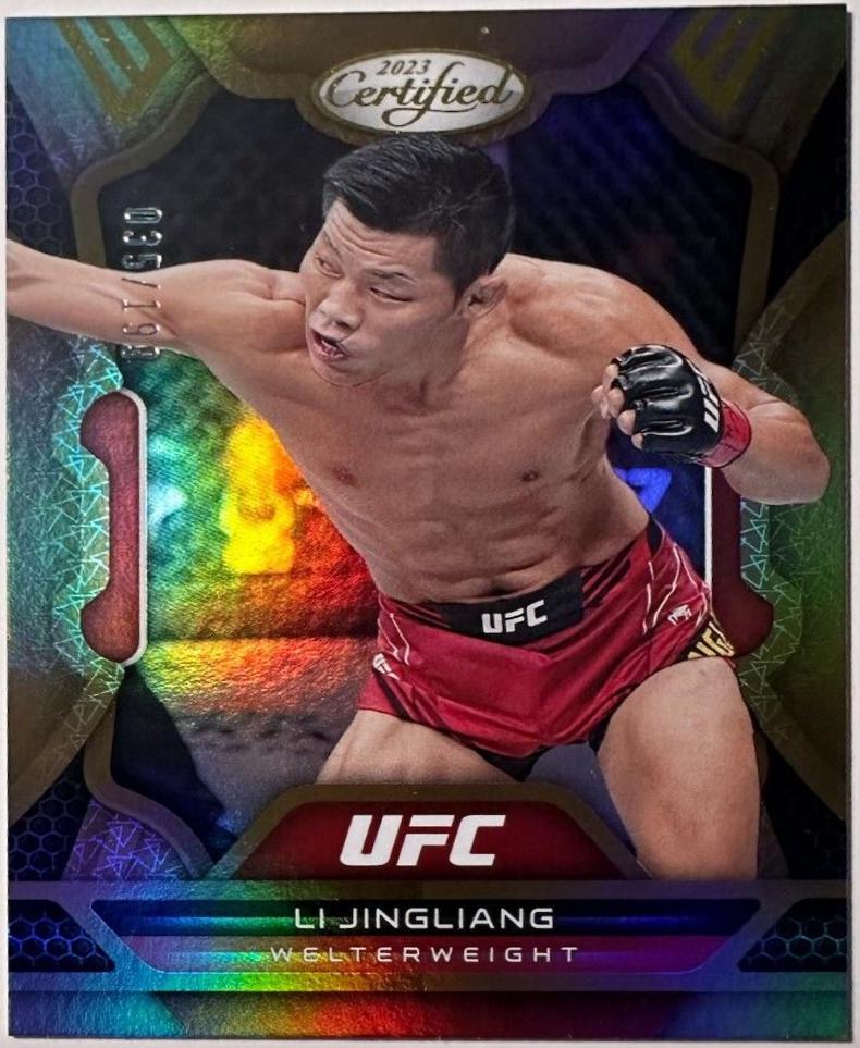 Li Jingliang 2023 Panini Chronicles UFC Base Certified #237 Bronze