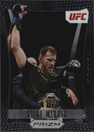 Stipe Miocic 2022 Panini Prizm UFC Prizm Flashback #17 Black