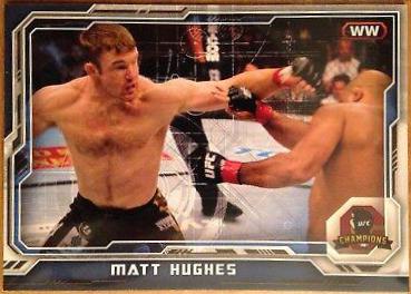 Matt Hughes 2014 Topps UFC Champions Base #137 Blue