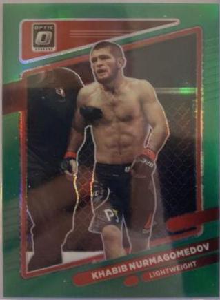 Khabib Nurmagomedov 2022 Panini Donruss Optic UFC Base #67 Green