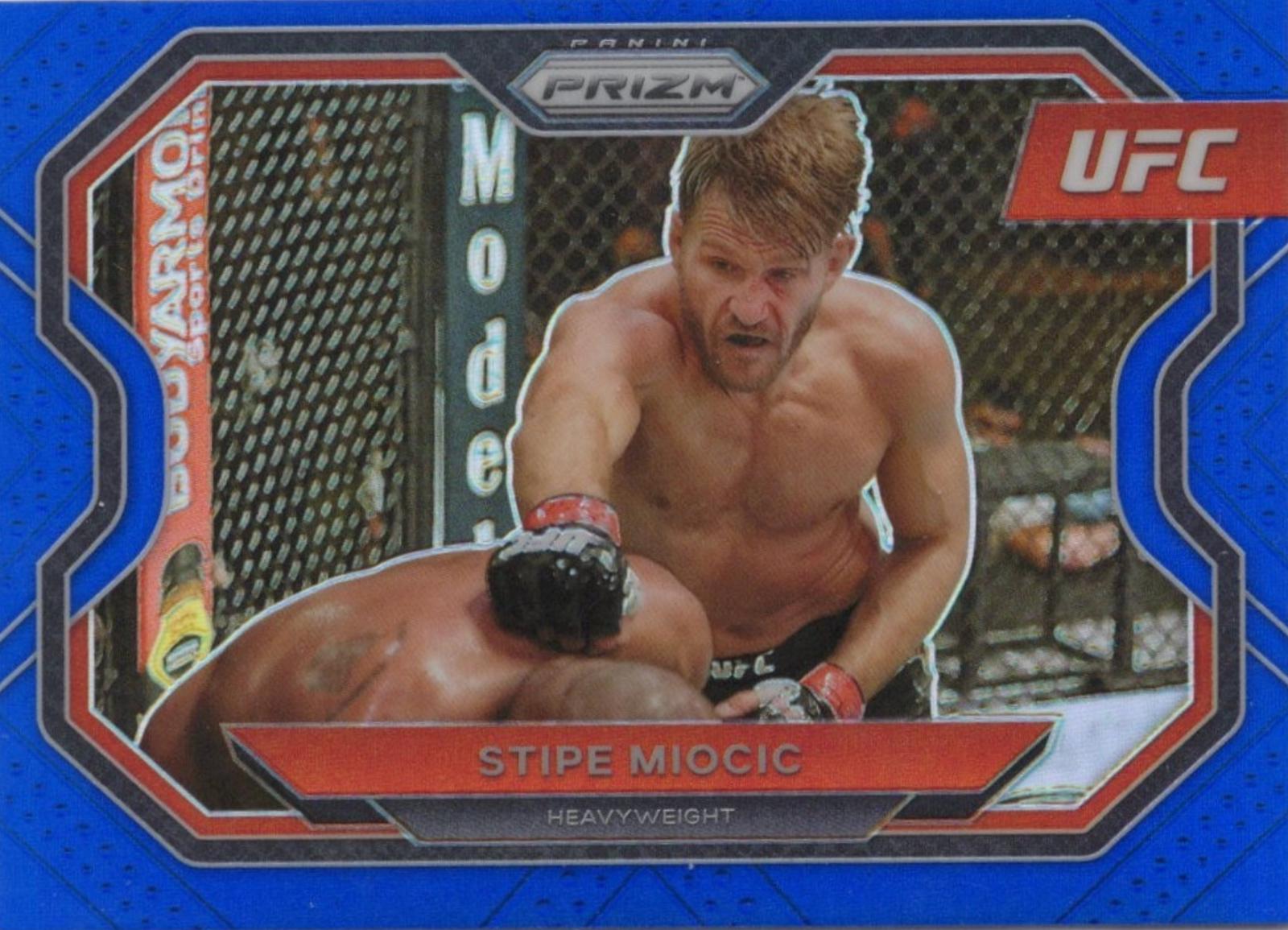 Stipe Miocic 2021 Panini Prizm UFC Base #177 Blue