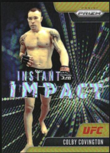 Colby Covington 2021 Panini Prizm UFC Instant Impact #3 Gold