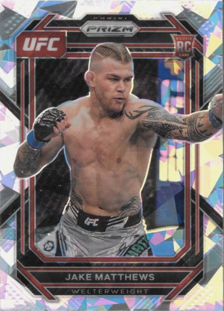 Jake Matthews 2023 Panini Prizm UFC Base #109 Ice