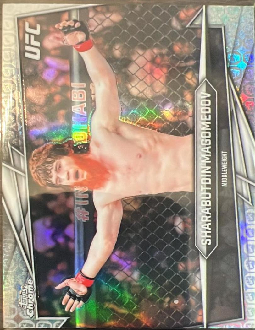 Shara Magomedov 2026 Topps Chrome UFC Base #21 UFC Glove Refractor