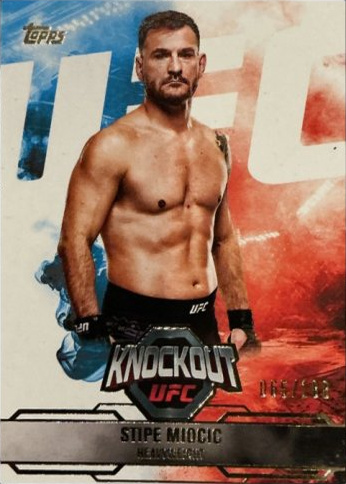 Stipe Miocic 2025 Topps Knockout UFC Base #3 Sepia