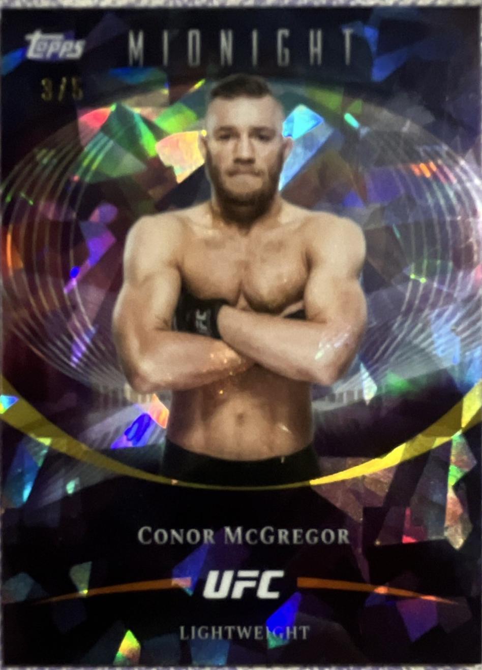 Conor McGregor 2026 Topps Midnight UFC Base #50 Twilight
