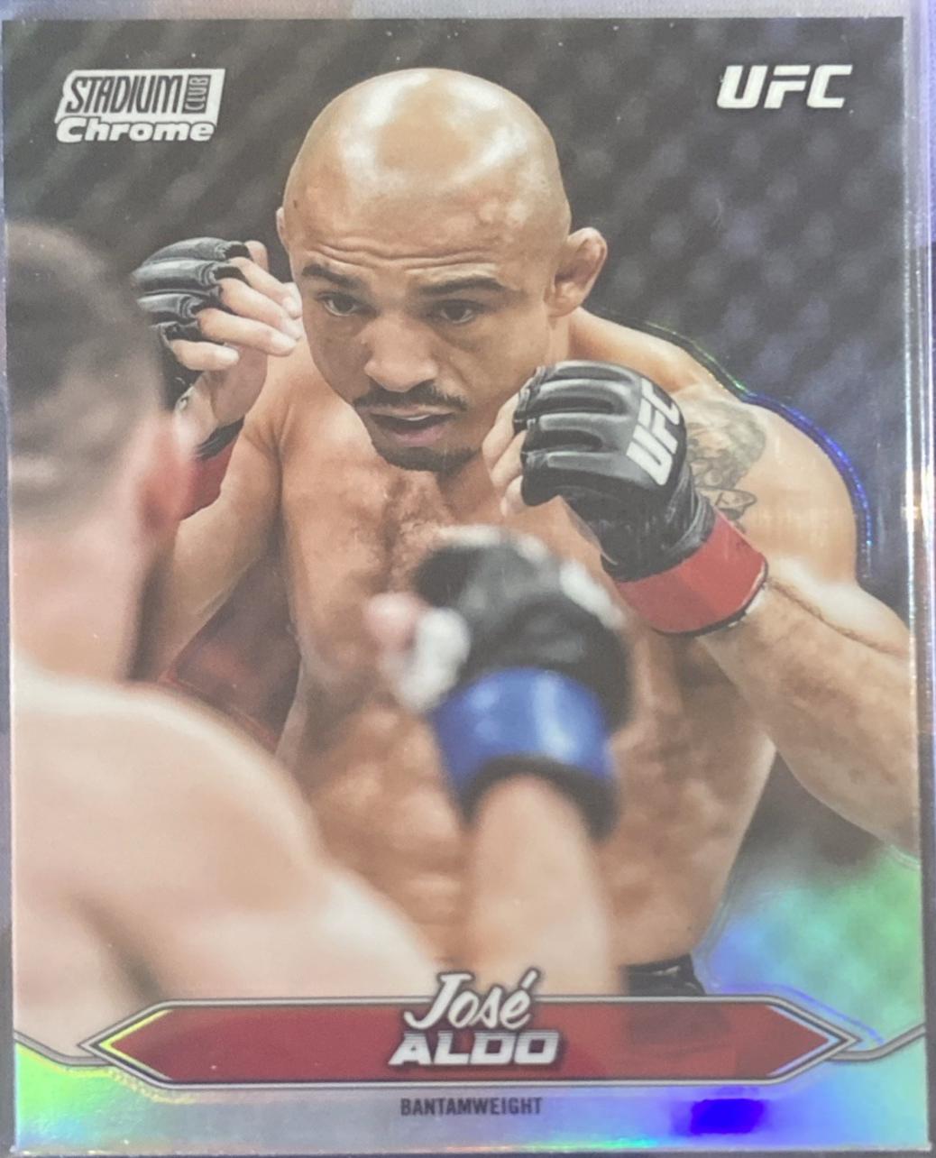José Aldo 2025 Topps Stadium Club UFC Base Chrome #C-13 Refractor