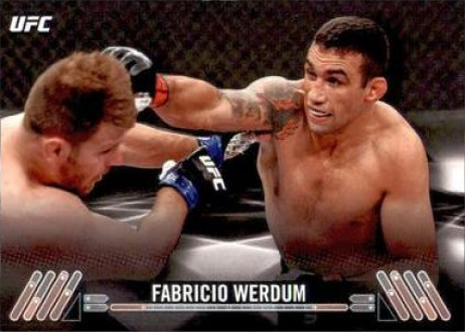 Fabricio Werdum 2017 Topps UFC Knockout Base #9 Red