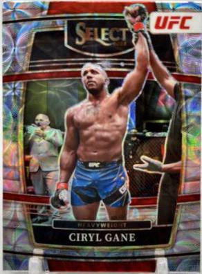 Ciryl Gane 2022 Panini Select UFC Concourse #47 Silver