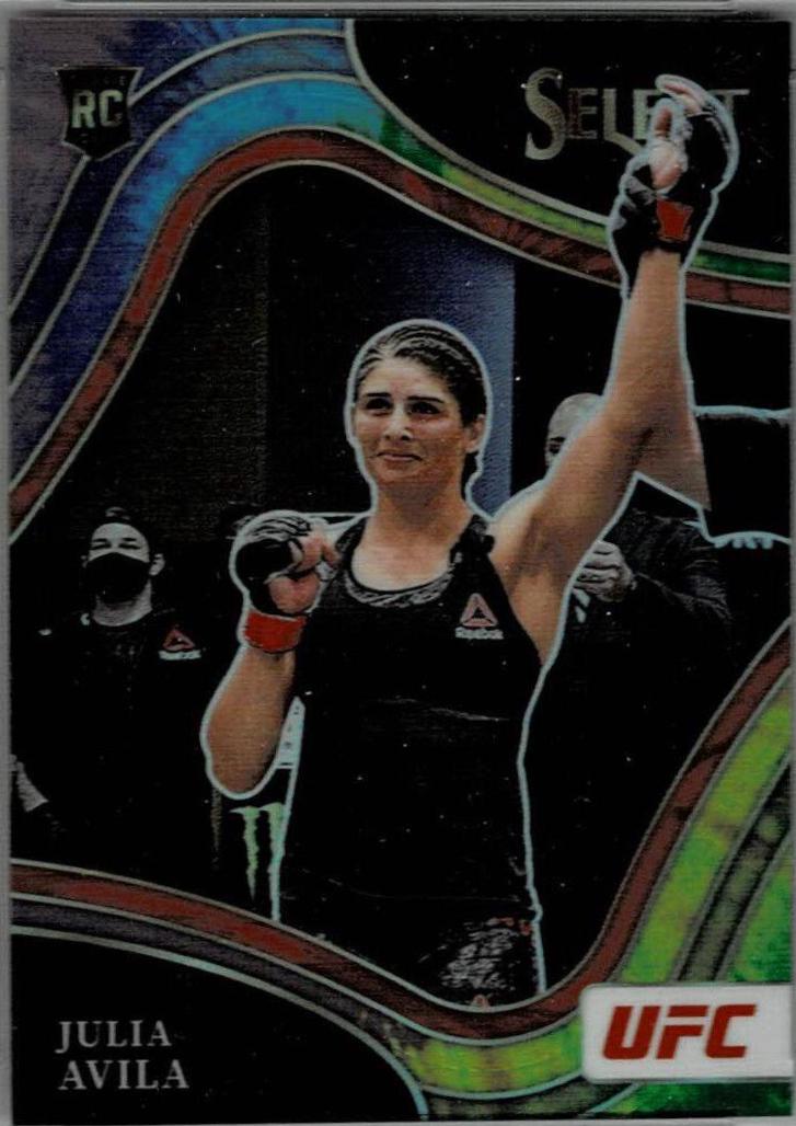 Julia Avila 2022 Panini Select UFC Mezzanine #357 Tie Dye