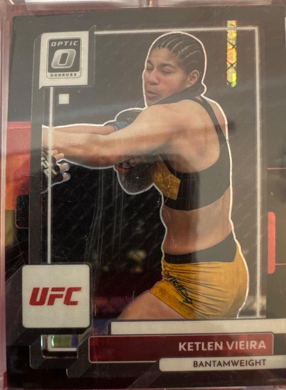 Ketlen Vieira 2023 Panini Donruss Optic UFC Base #42 Black Pandora