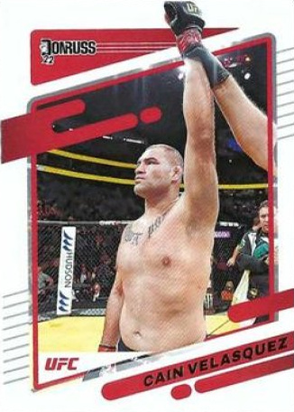 Cain Velasquez 2022 Panini Donruss UFC Base #125 Pink Laser