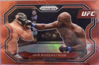 Jairzinho Rozenstruik 2021 Panini Prizm UFC Base #130 Red