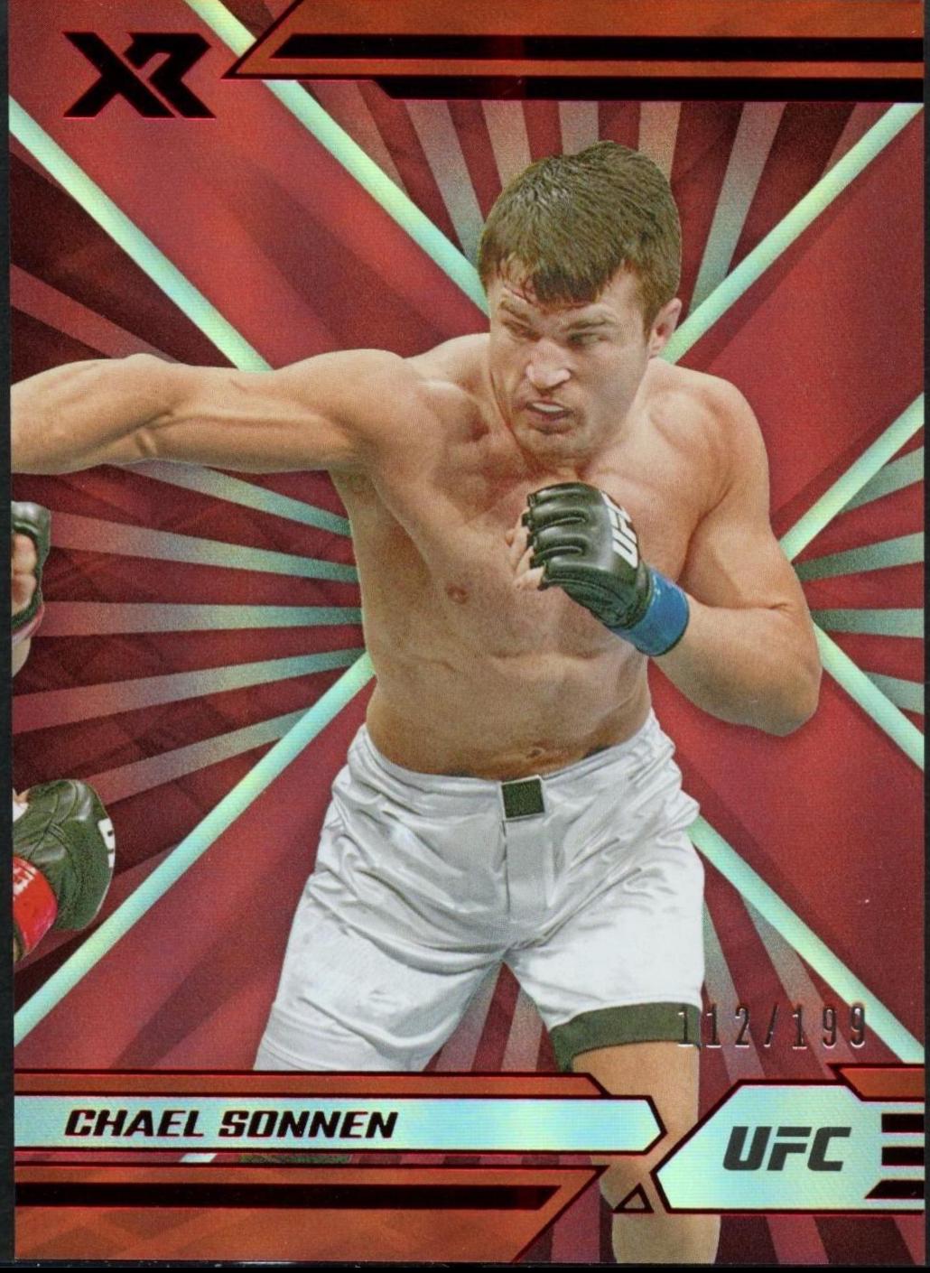 Chael Sonnen 2022 Panini Chronicles UFC Base XR #299 Red