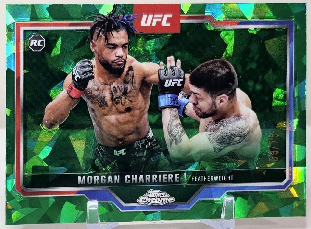 Morgan Charriere 2025 Topps Chrome Sapphire UFC Base Sapphire #37 Green Sapphire