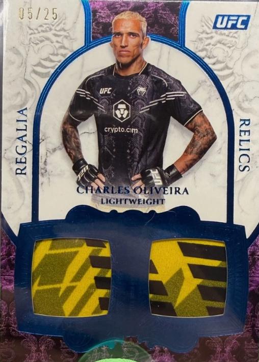 Charles Oliveira 2025 Topps Royalty UFC Regalia Relics #RR-CO Blue
