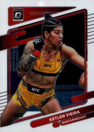Ketlen Vieira 2022 Panini Donruss Optic UFC Base #55 Purple Velocity