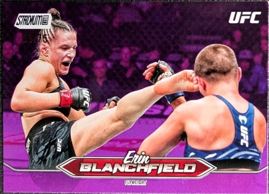 Erin Blanchfield 2025 Topps Stadium Club UFC Base #48 Purple