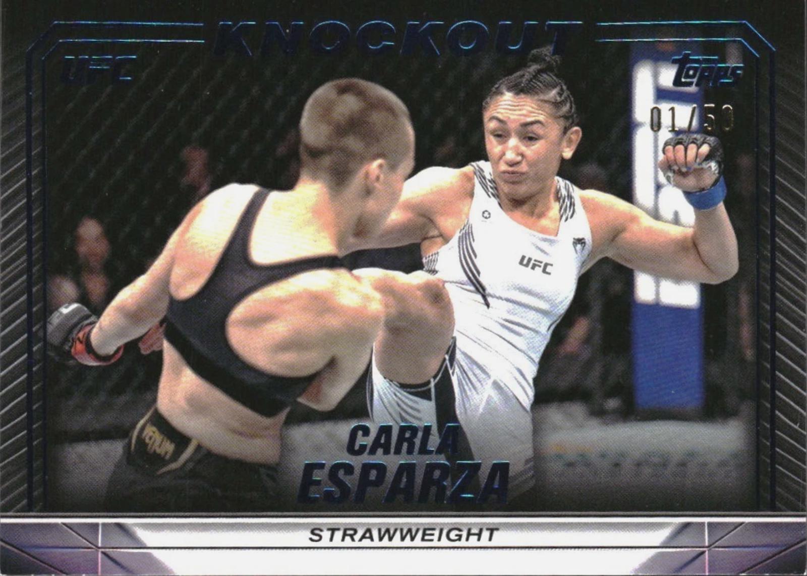 Carla Esparza 2024 Topps Knockout UFC Base #60 Blue